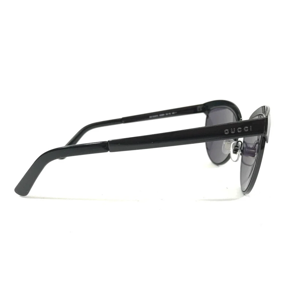 Gucci Sunglasses GG4249/S 006BN Polished Black Cat Eye Frames with Gray Lenses